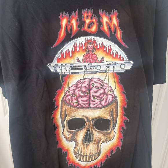 Marcos Alvarado MBM Skull graphic t shirt - Picture 2 of 3